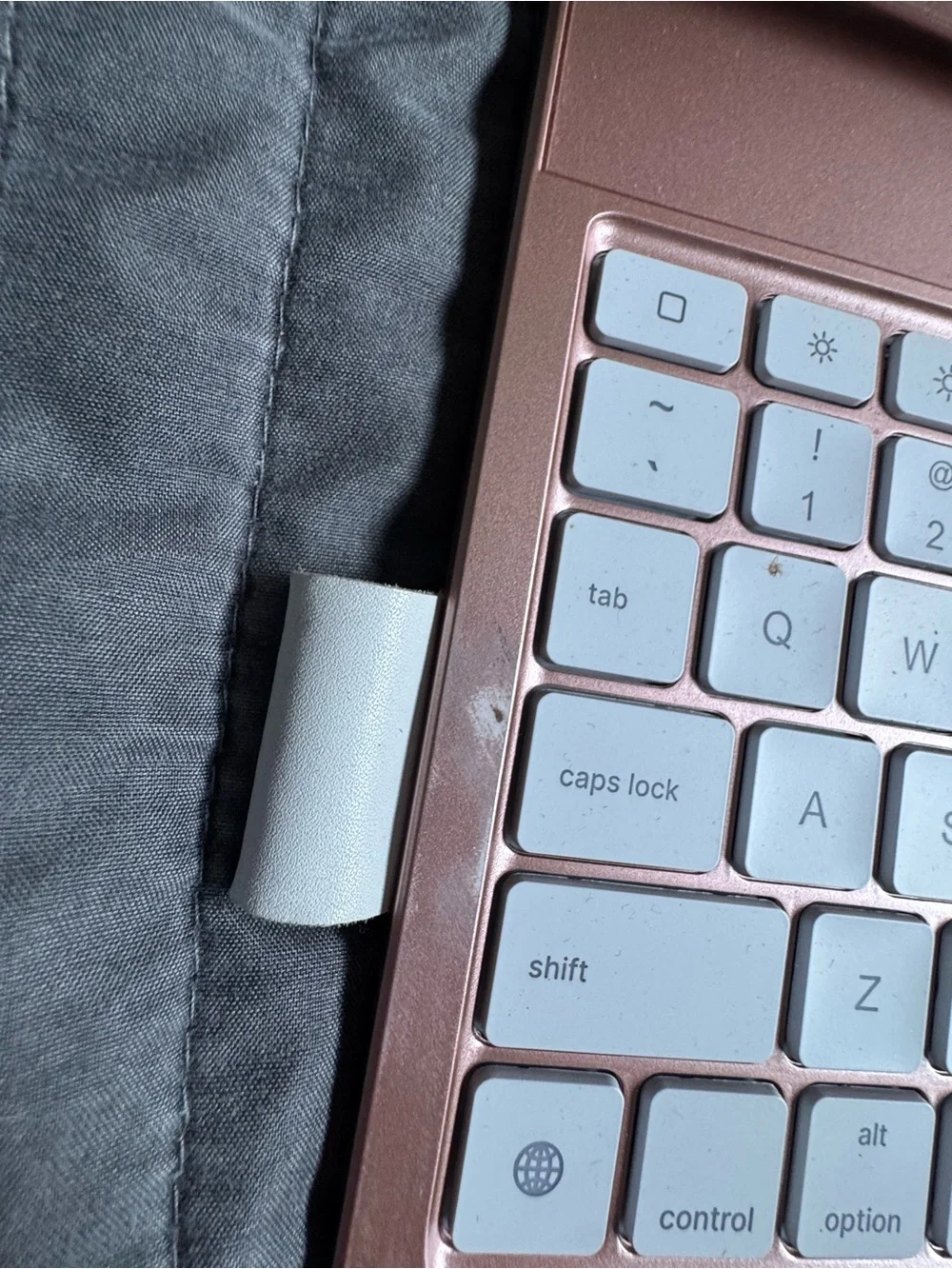 Rose Gold Tablet Keyboard Case with Trackpad